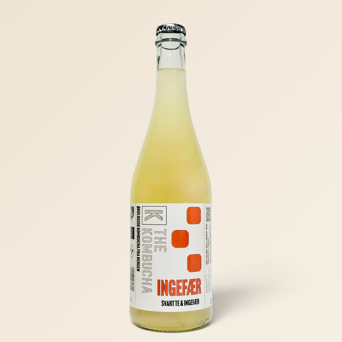 Produktbilde av The Kombucha Ingefær, alkoholfri kombucha.